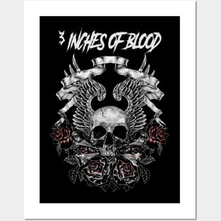 3 INCHES OF BLOOD MERCH VTG Posters and Art